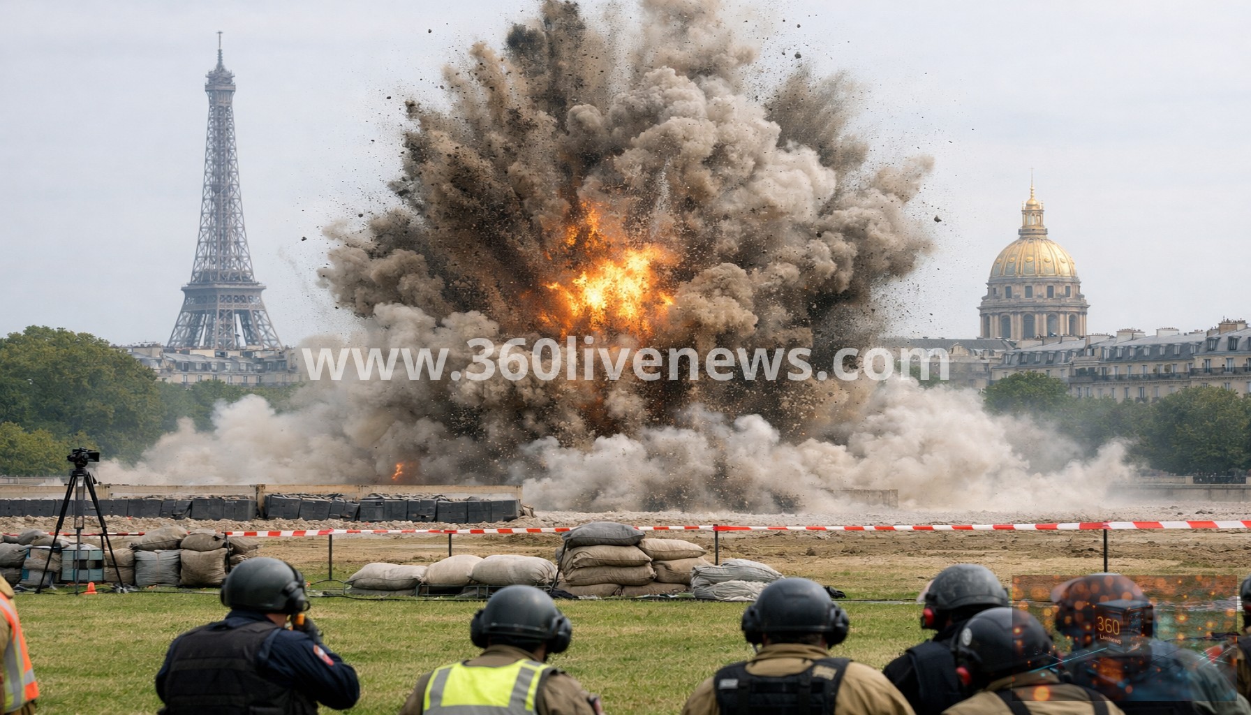 WWII Bomb Destroyed in Controlled Explosion in Paris
