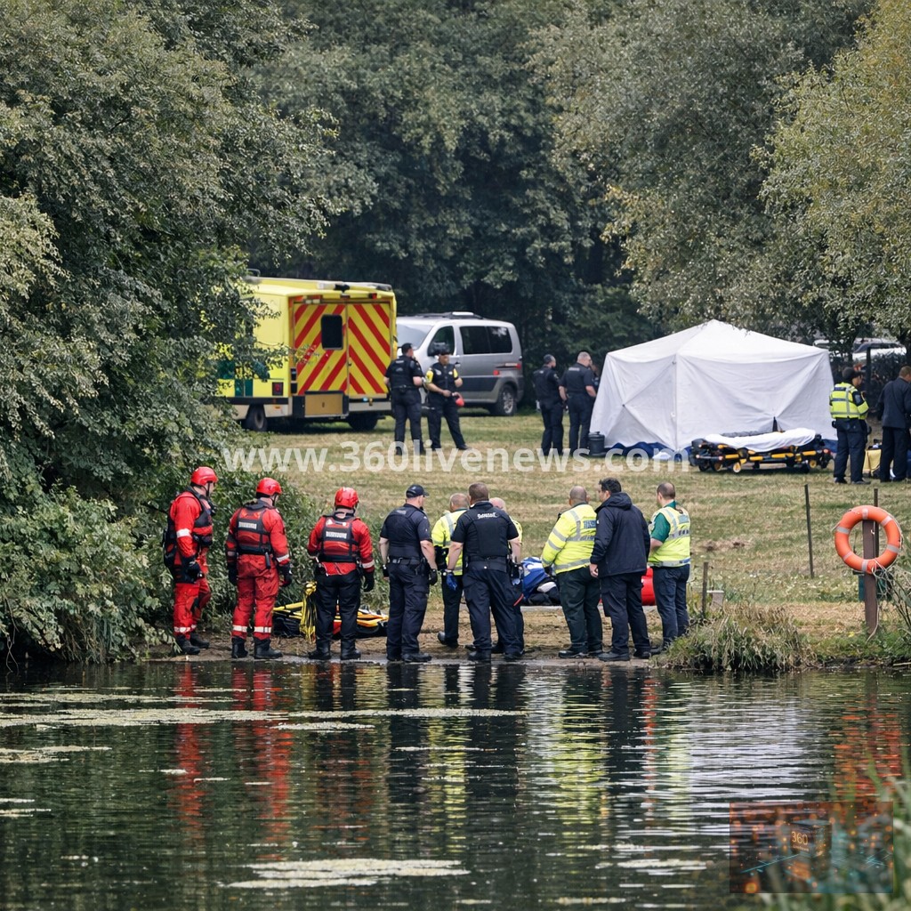 Woman and child drown in west London park