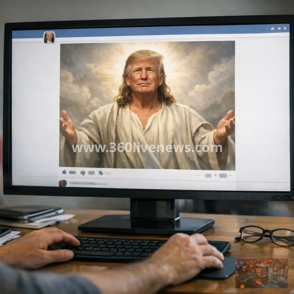 Former President Posts AI-Generated Image Depicting Himself as Jesus-Like Figure