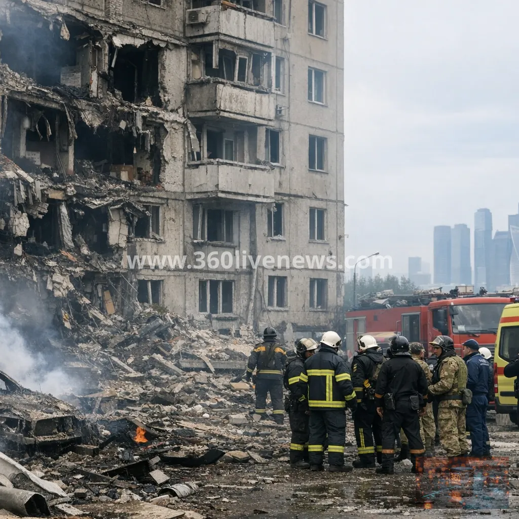 Ukrainian drone strikes kill at least 3 in Russia's Moscow region