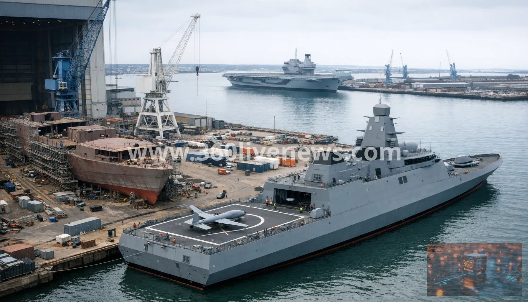 UK to scrap destroyer replacement in favour of hybrid drone-capable warships