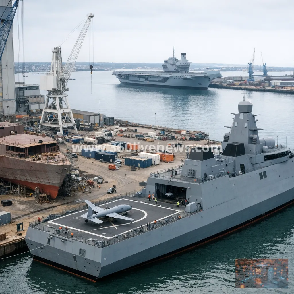UK to scrap destroyer replacement in favour of hybrid drone-capable warships