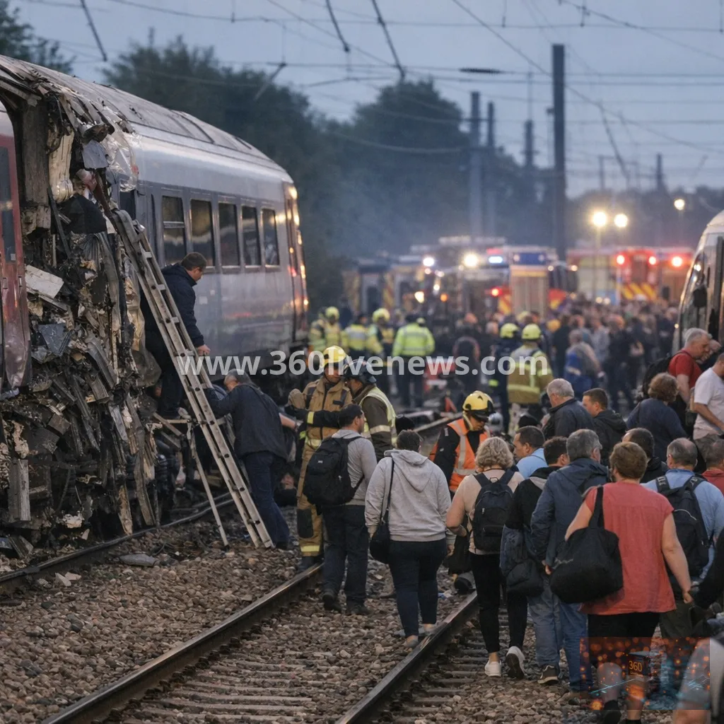 Passengers evacuated after two trains collide in Bedford area