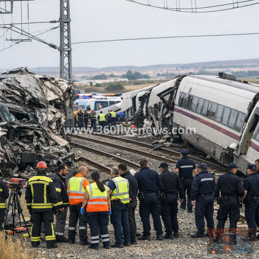 At least 68 killed in high-speed train collision south of Madrid as investigation begins