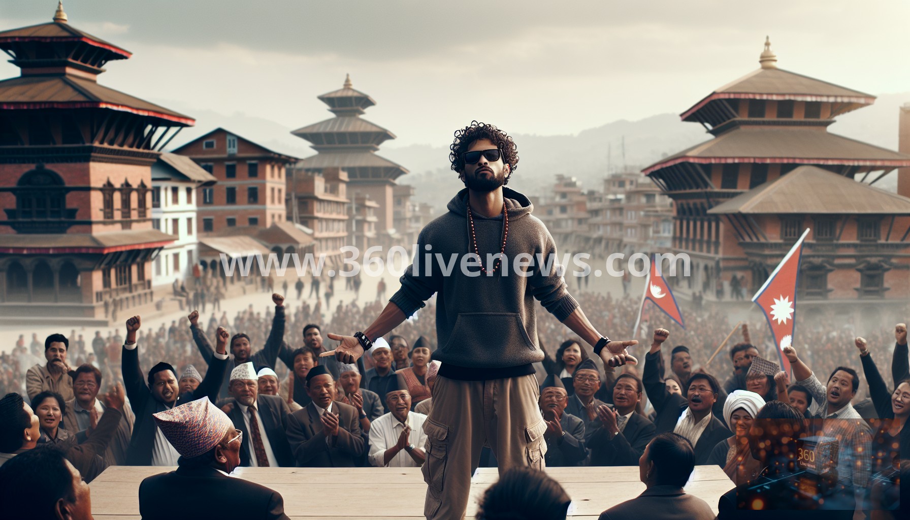 Balendra Shah's Rastriya Swatantra Party poised for majority in Nepal's parliamentary elections, according to Election Commission trends