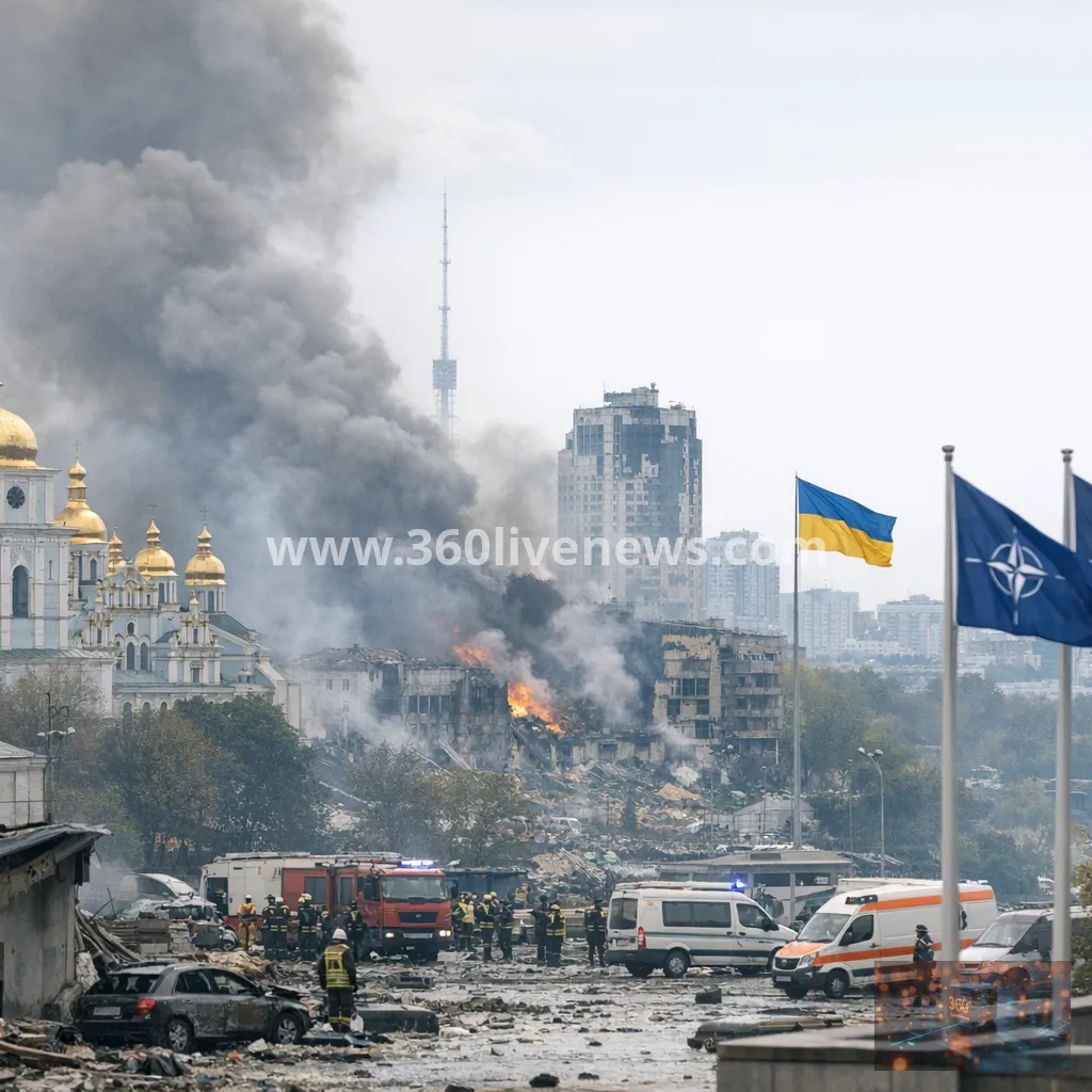 At least 11 killed in Russian strikes on Kyiv as NATO summit nears
