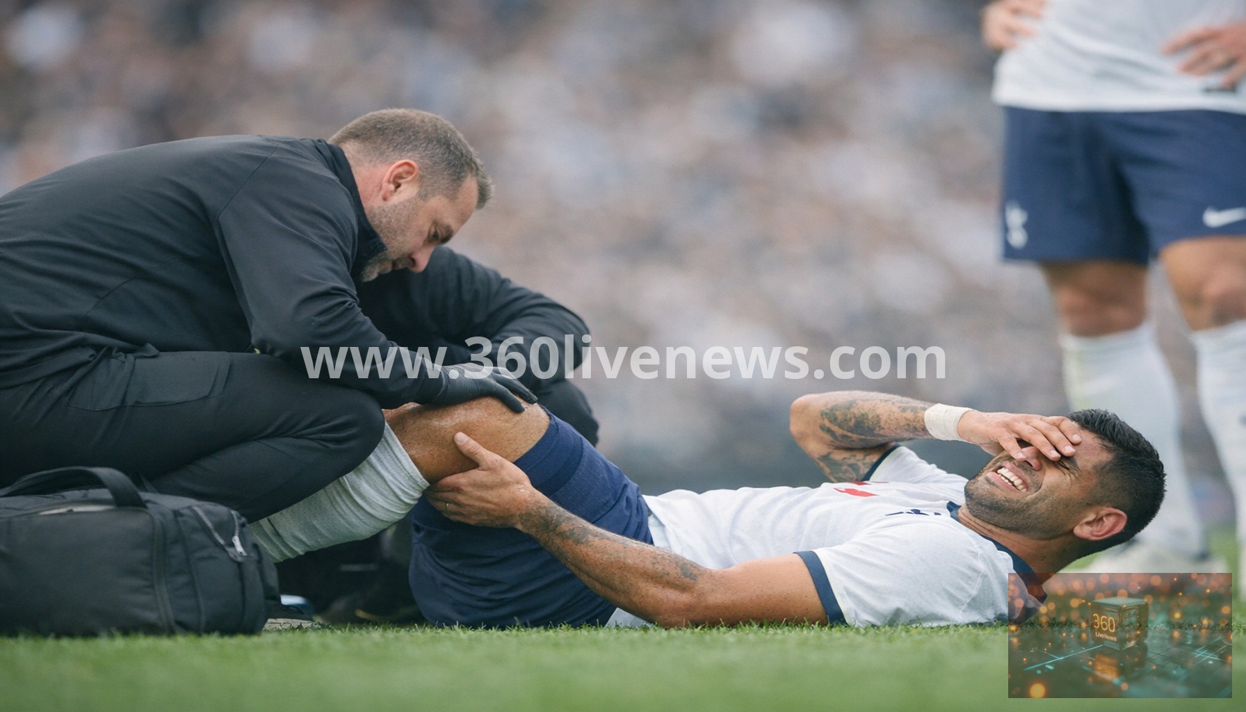 Tottenham Captain Cristian Romero Out for Rest of Season with Knee Injury