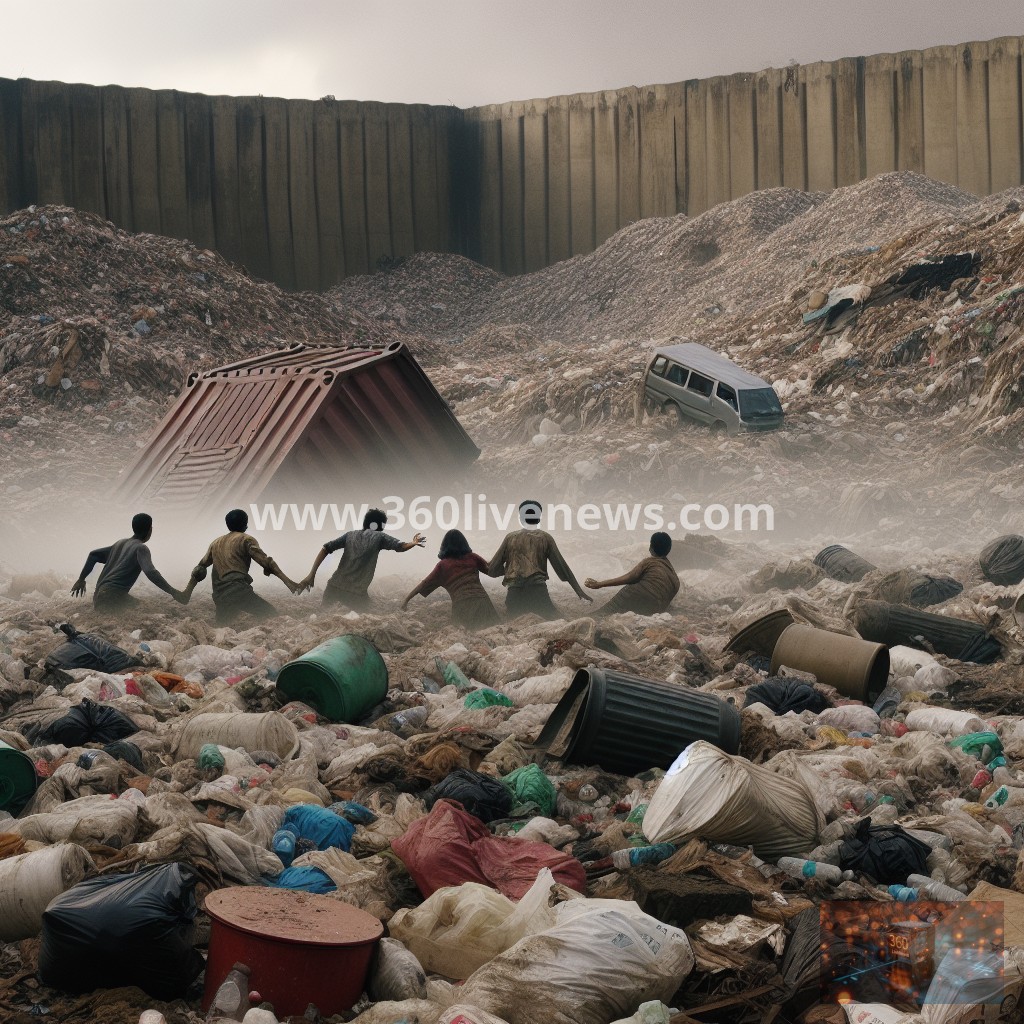 Five confirmed dead after waste avalanche at Indonesia's largest landfill due to heavy rainfall