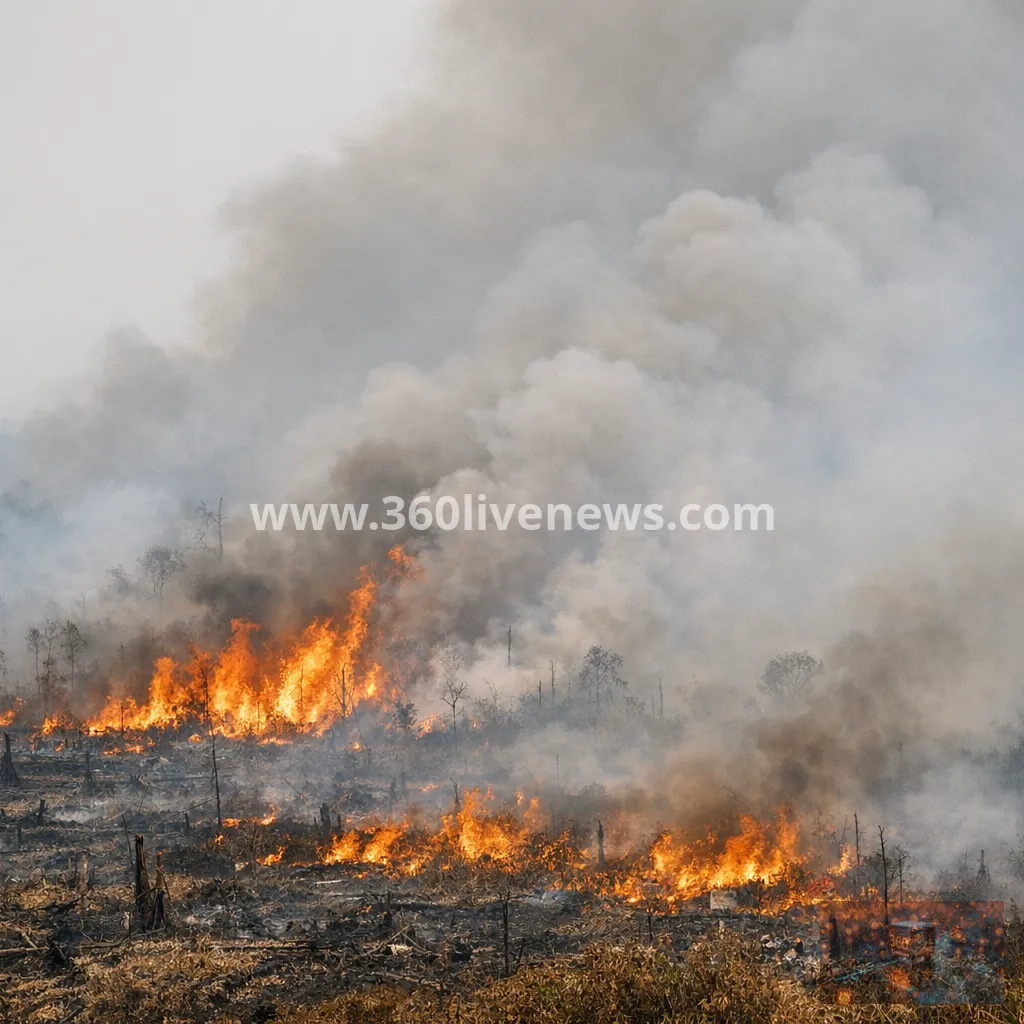 Kalimantan wildfires intensify as haze drifts toward Malaysia and Singapore