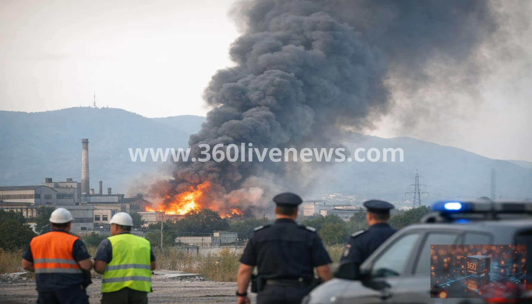 Romania says Russia-linked sabotage network set fire near weapons factory in Brasov