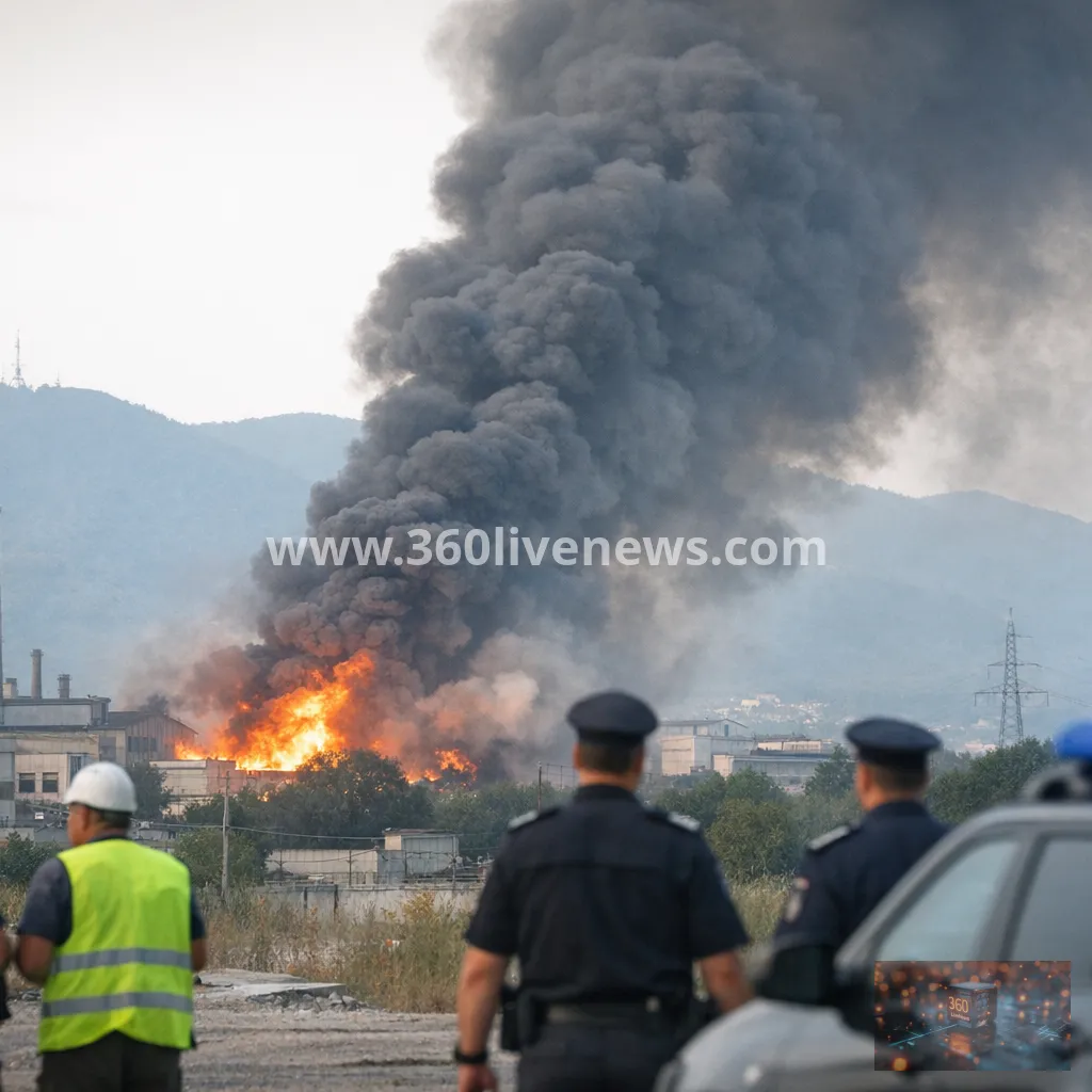 Romania says Russia-linked sabotage network set fire near weapons factory in Brasov