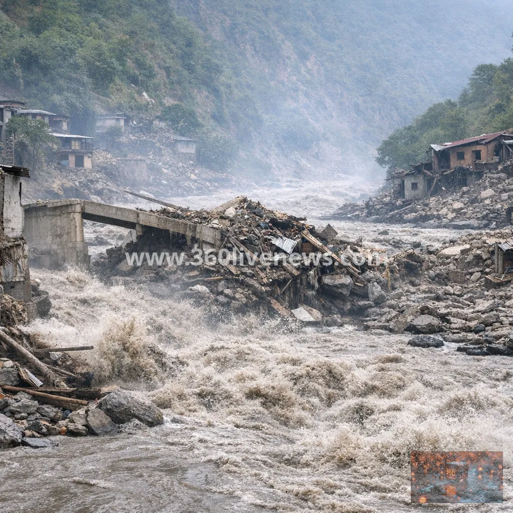 Nepal flash flood devastates Trishuli River villages after glacier collapse