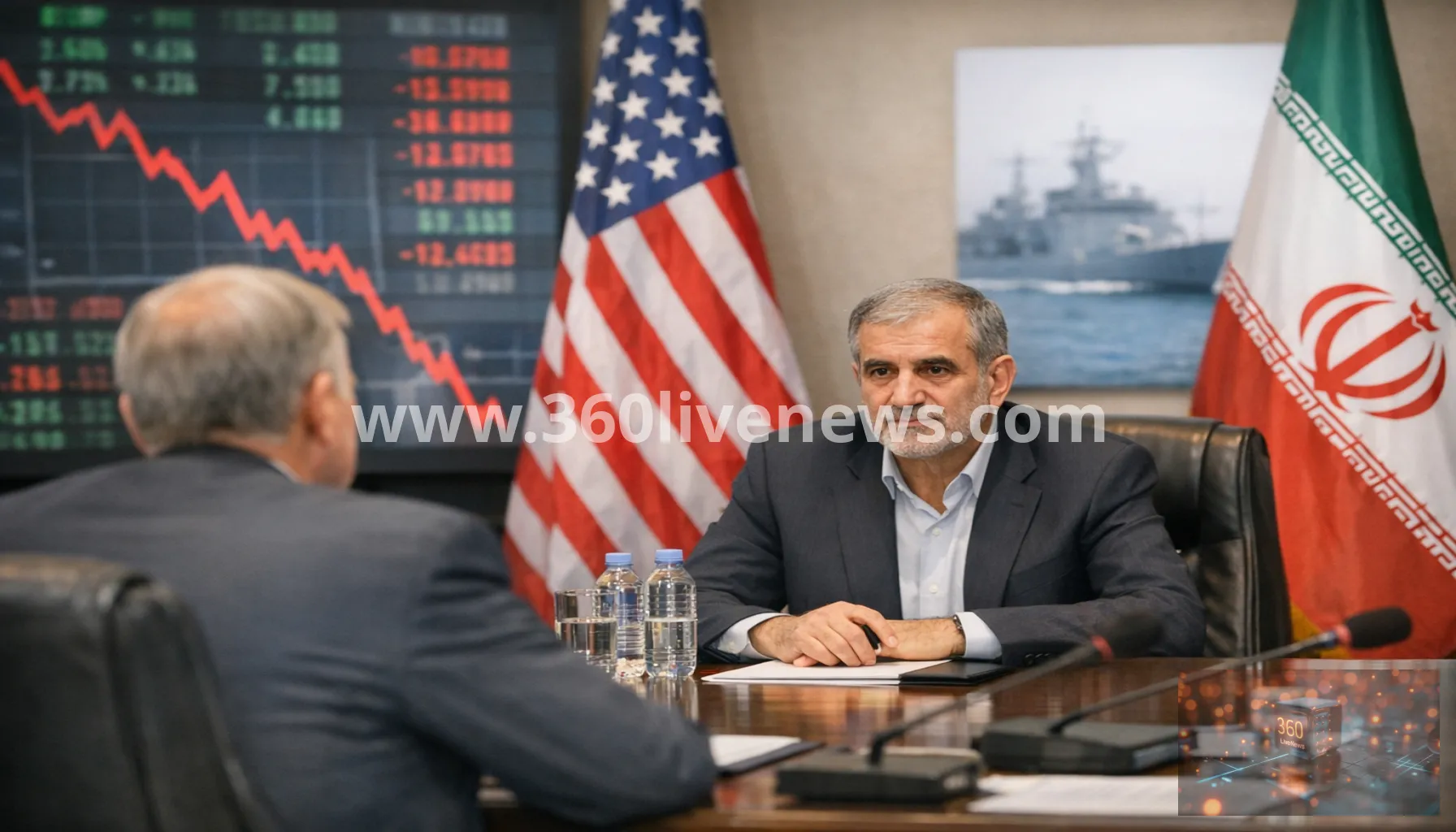 US markets fall as Trump threatens new Iran sanctions and Strait of Hormuz stays closed