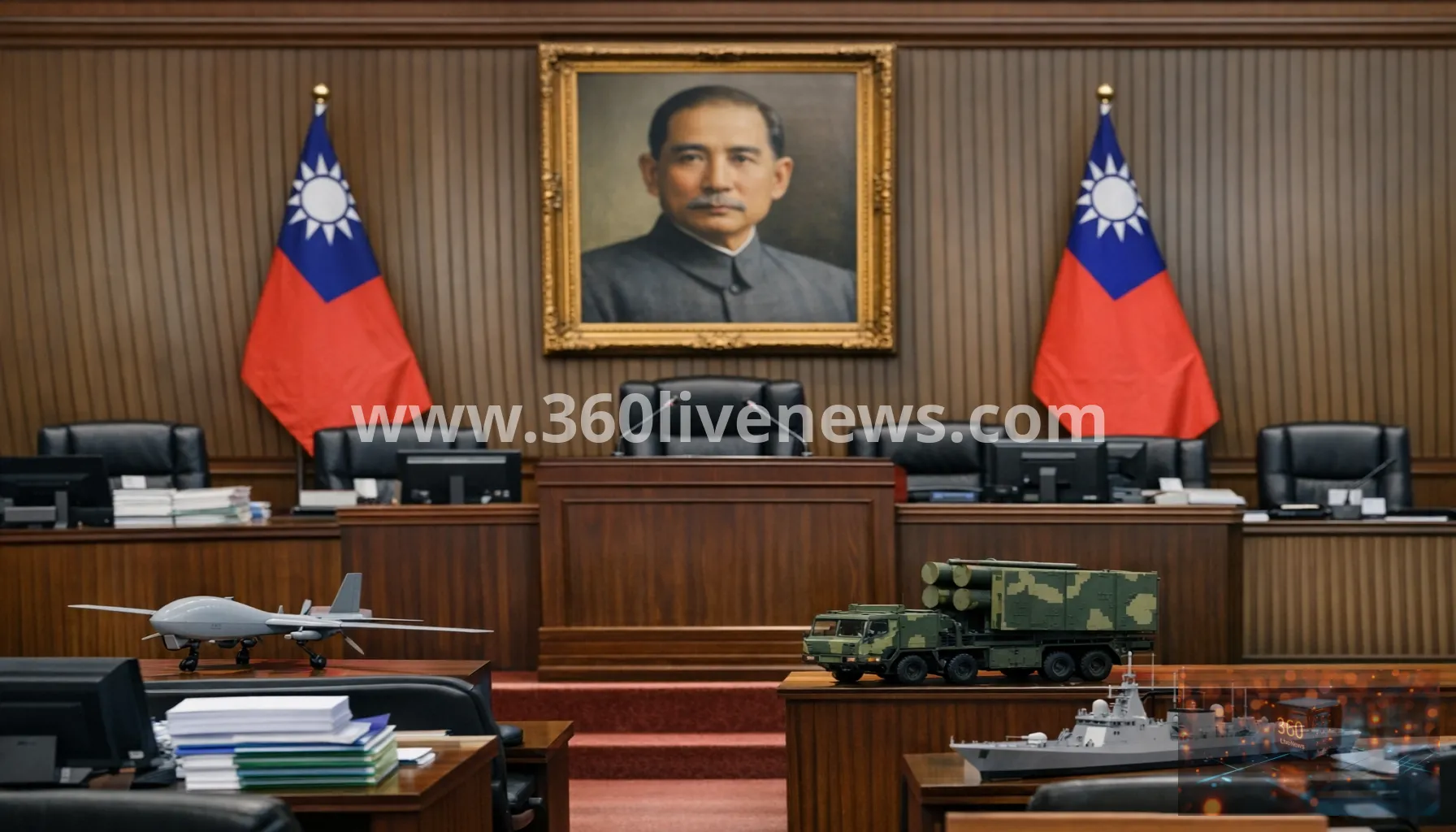 Taiwan passes delayed $93bn defence budget, retains drone funding