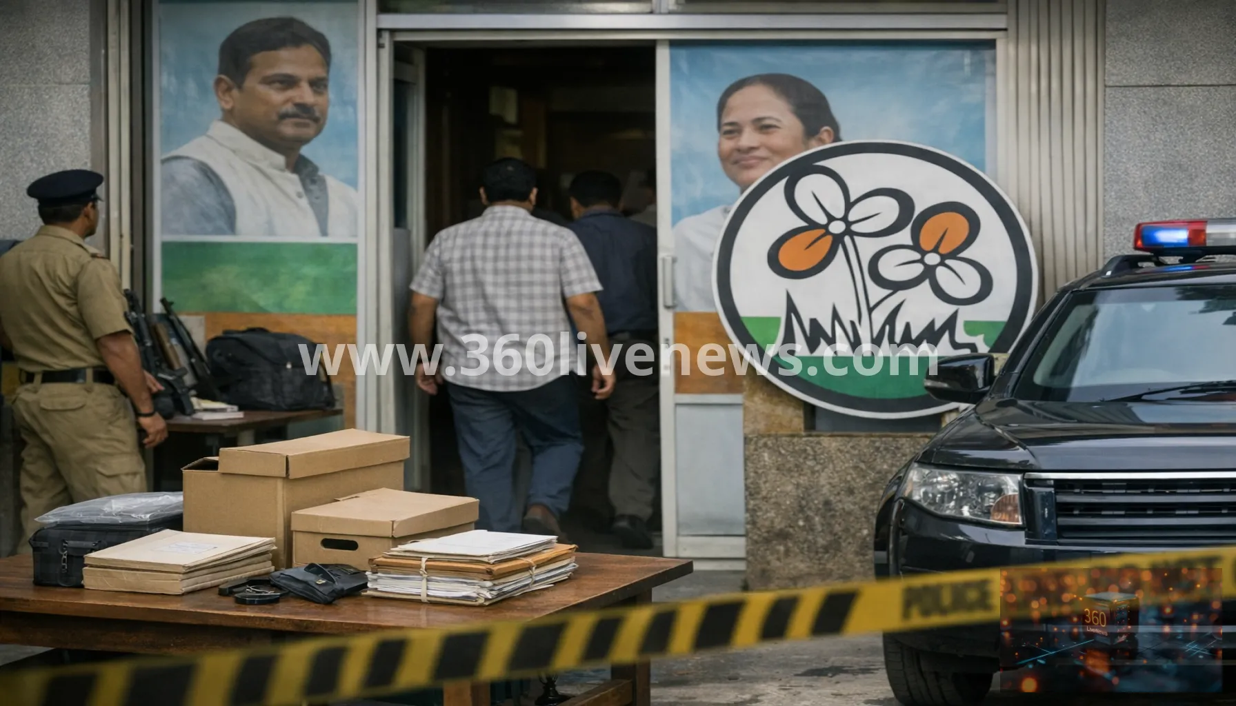 West Bengal CID searches TMC offices in Kolkata during alleged signature forgery probe