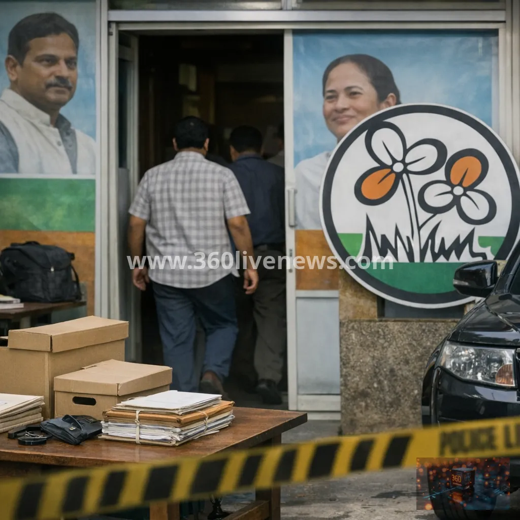 West Bengal CID searches TMC offices in Kolkata during alleged signature forgery probe