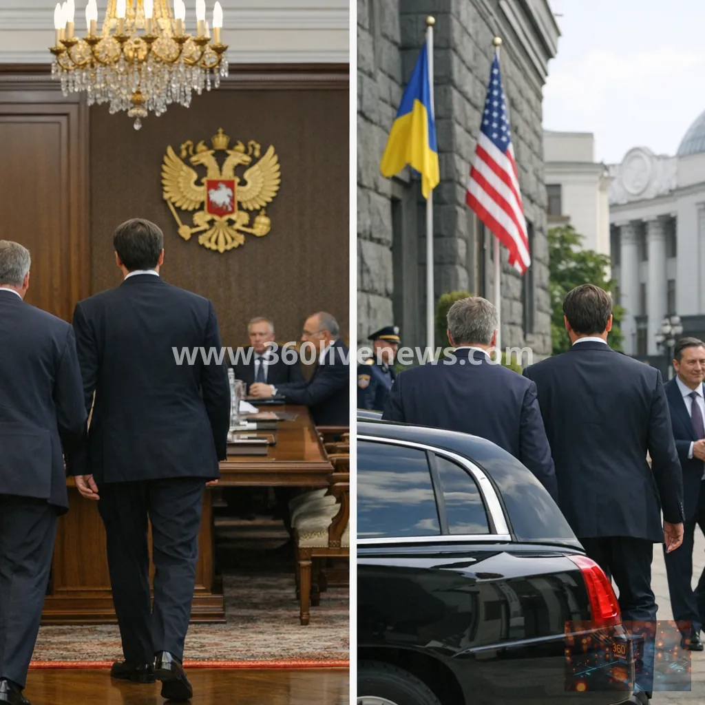 US envoys head to Moscow and Kyiv as Trump says they are carrying a peace proposal