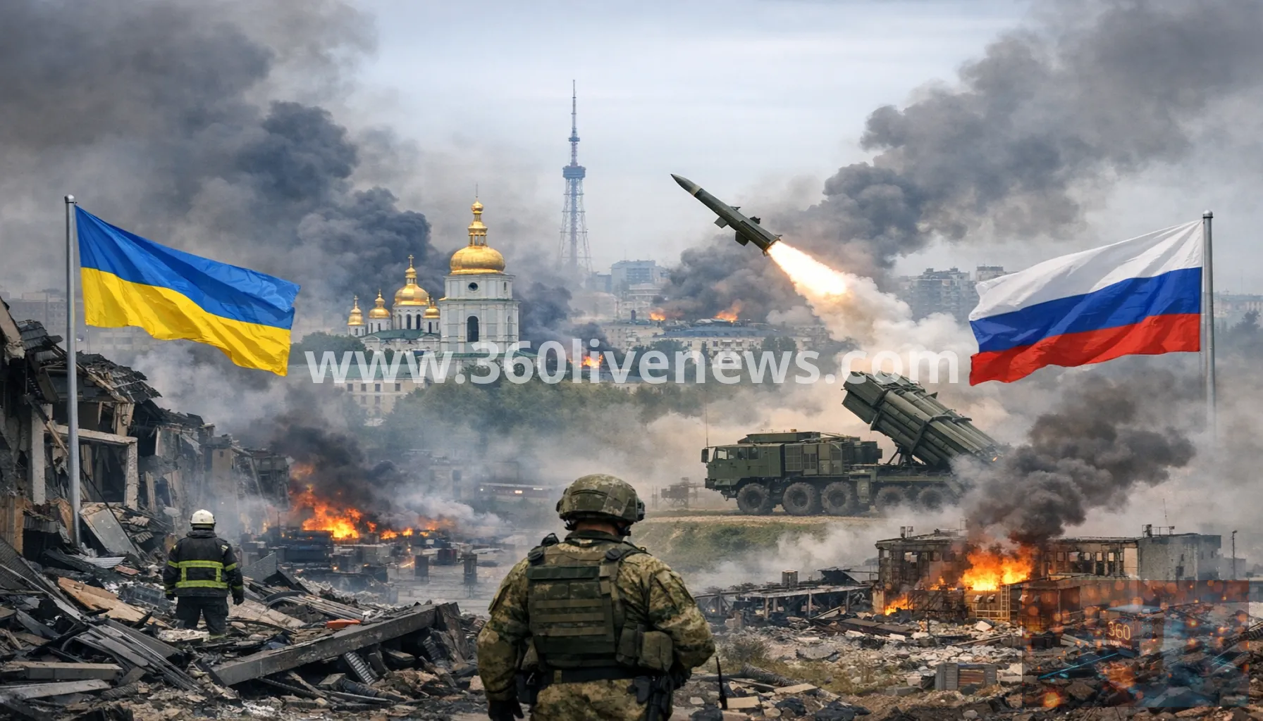 Russia-Ukraine war escalates with fresh strikes and casualties in Kyiv, Rostov and Zaporizhzhia