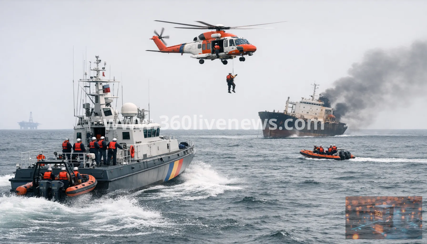 Romania launches Black Sea rescue after ship distress signal near Constanța