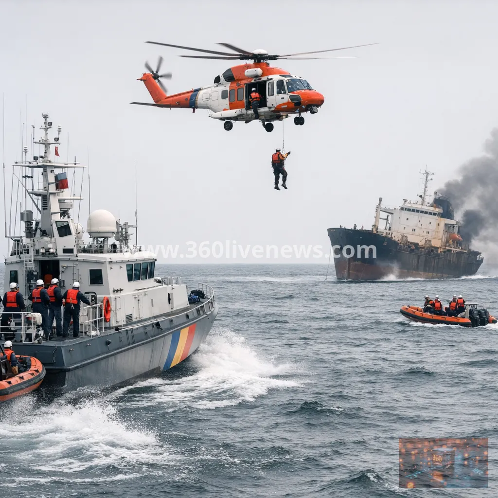 Romania launches Black Sea rescue after ship distress signal near Constanța