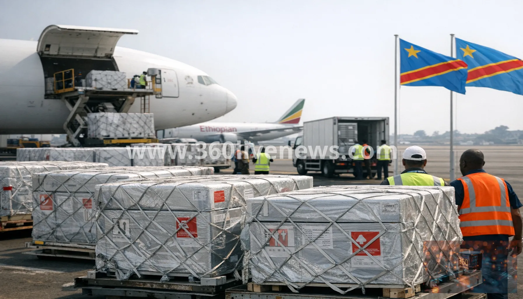 DR Congo Ebola outbreak as more than 16,000 vaccine doses arrive in Kinshasa