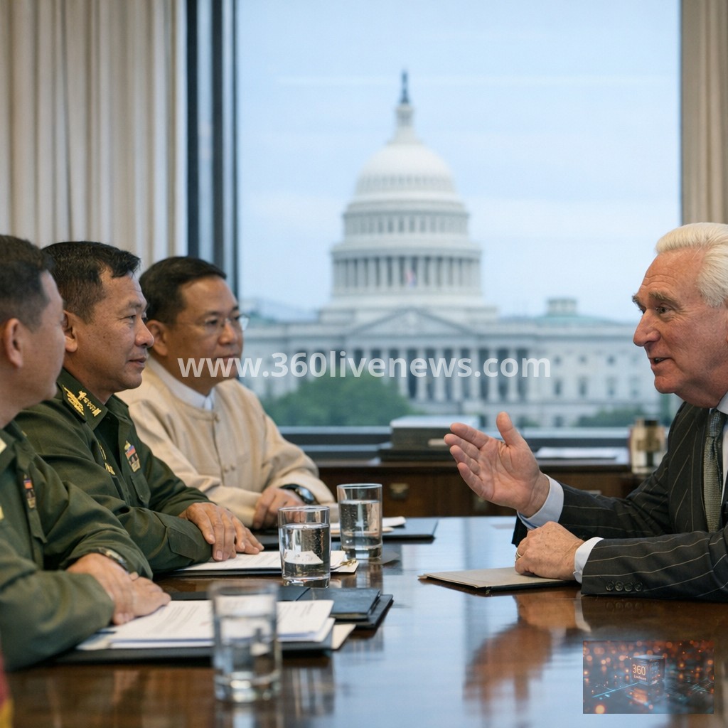 Myanmar military rulers hire Roger Stone to lobby Washington