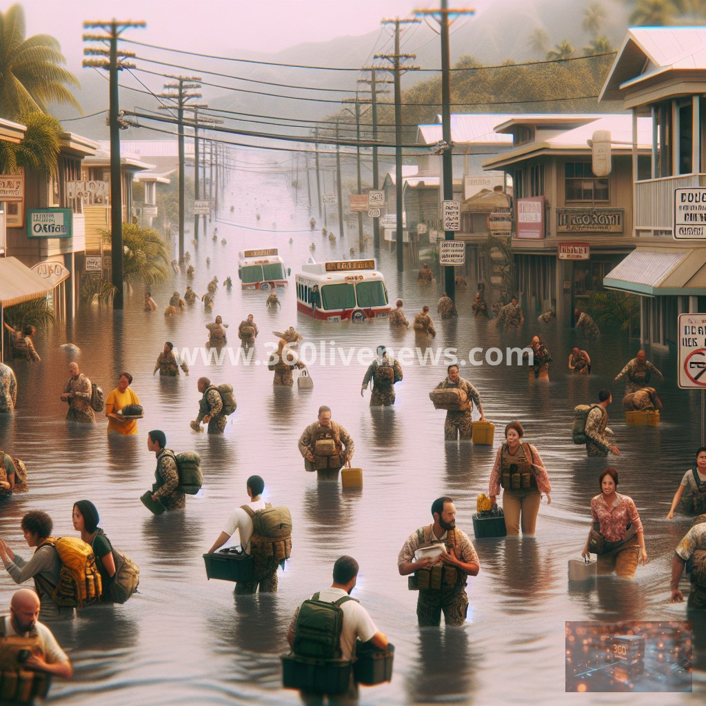Thousands ordered to evacuate towns north of Honolulu due to severe flooding and concerns over dam failure