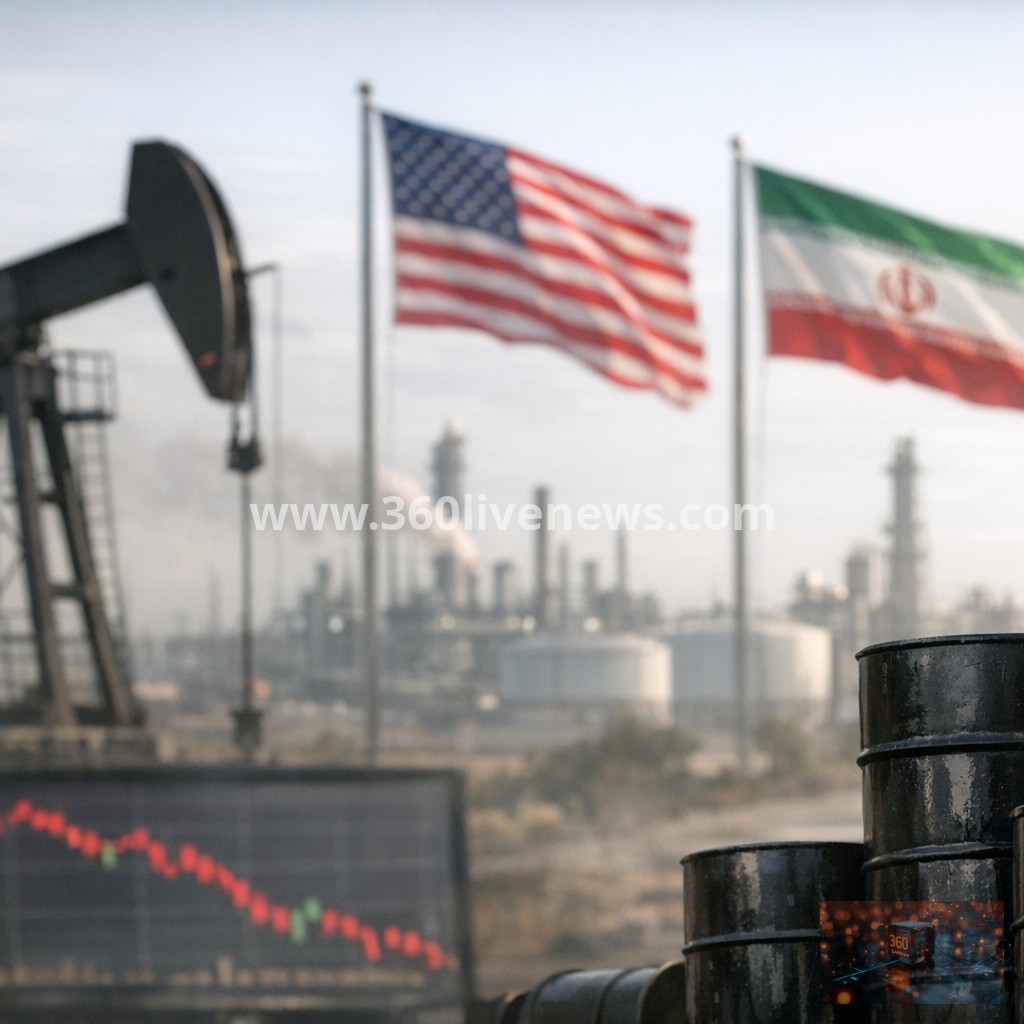 Oil prices fall as US and Iran signal progress in peace talks