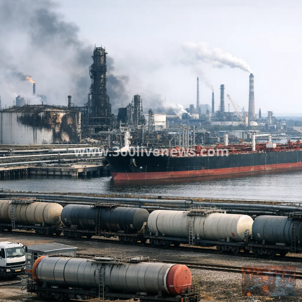 Russia scrambles for fuel imports after refinery damage from Ukrainian drone strikes
