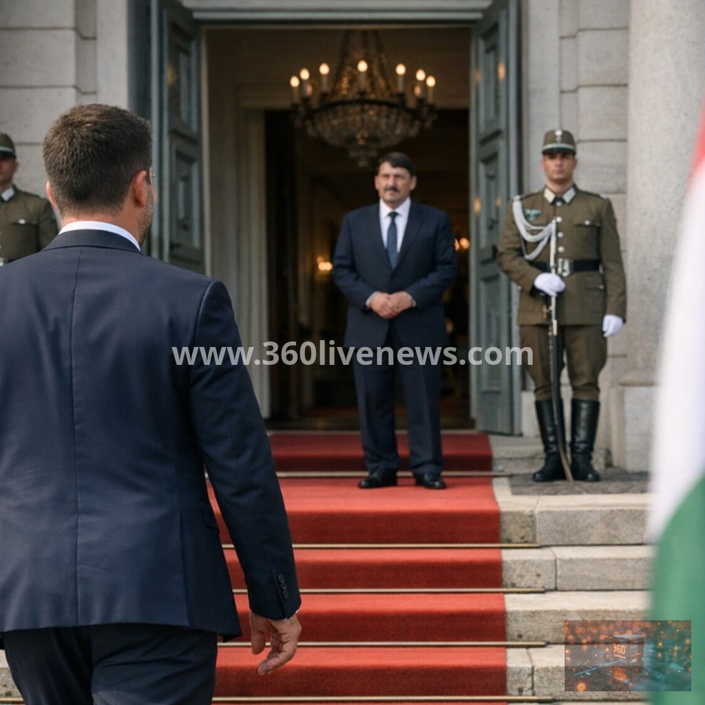 Péter Magyar meets Hungarian president after landslide election victory