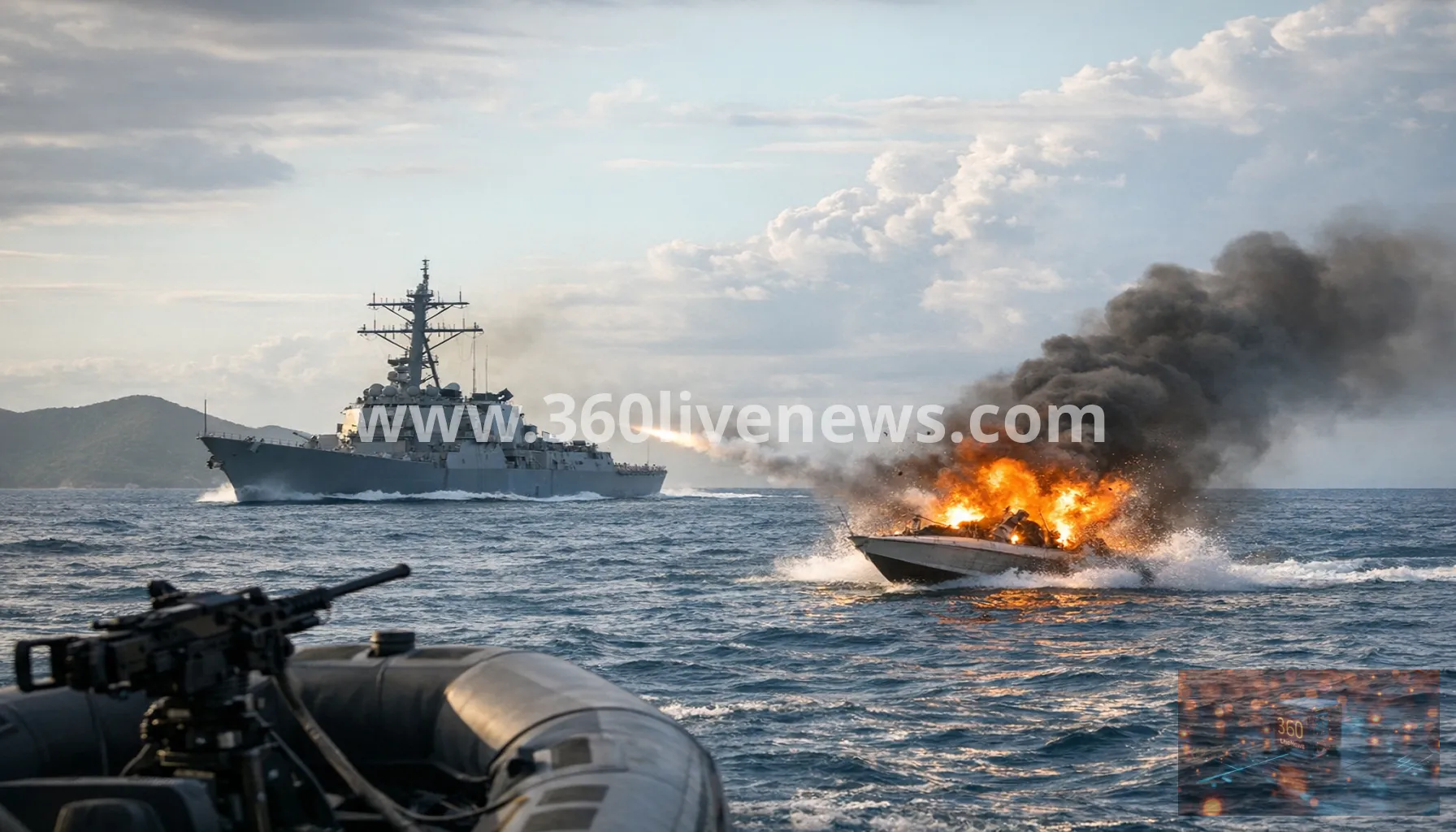 US military says four killed in Caribbean boat strike
