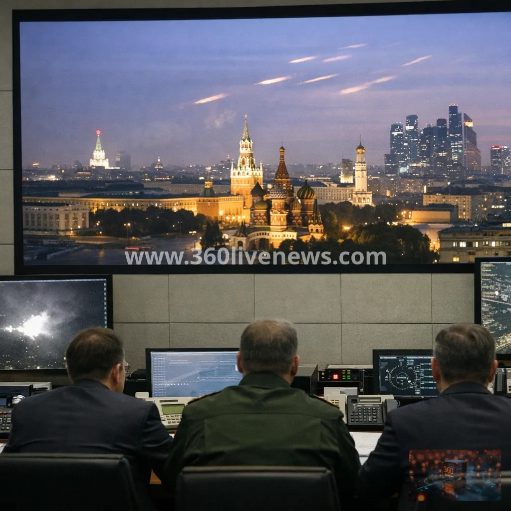 Russia says more than 600 drones launched toward Moscow overnight