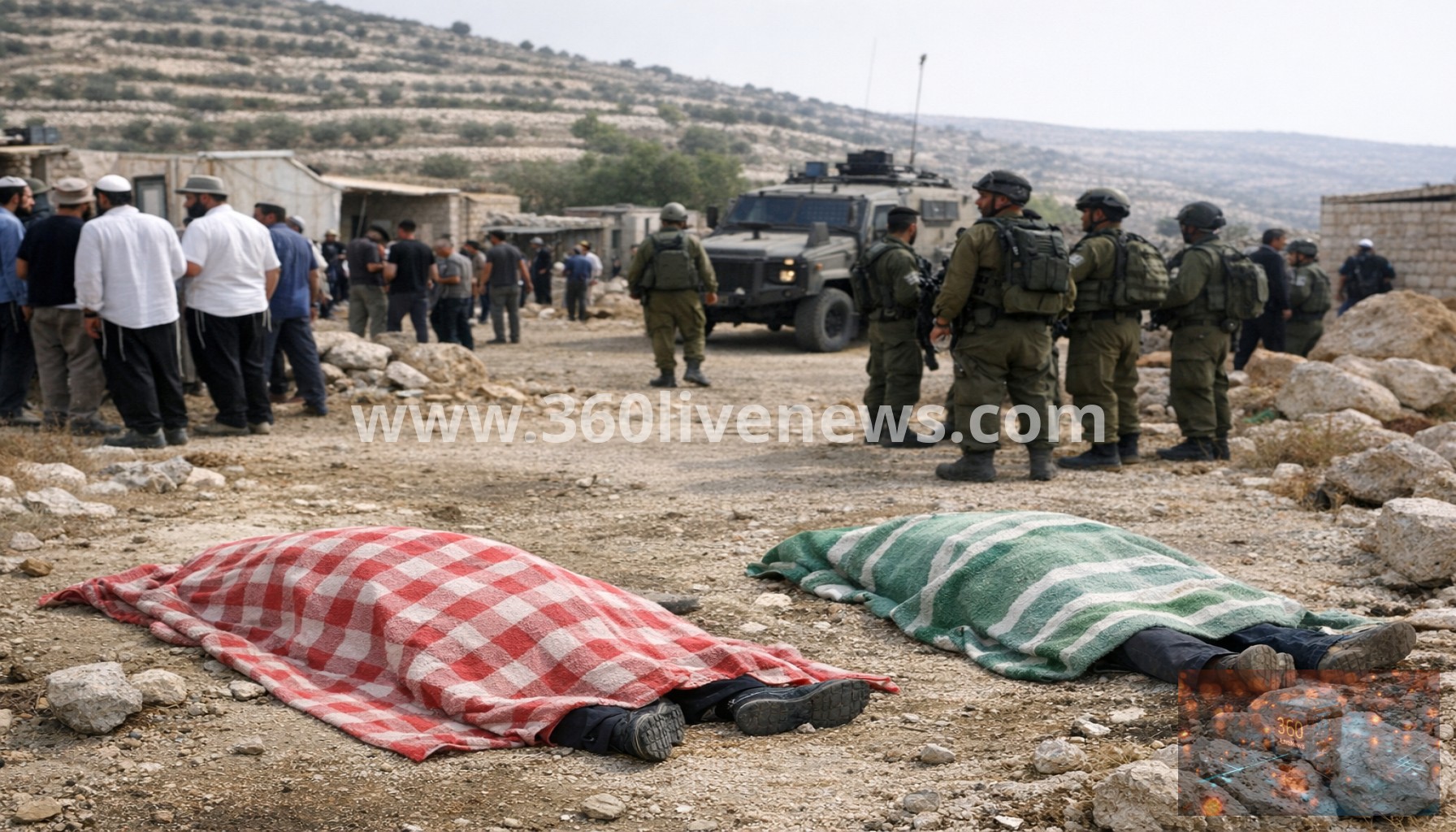 Two Palestinians killed in settler and Israeli soldier attack in West Bank