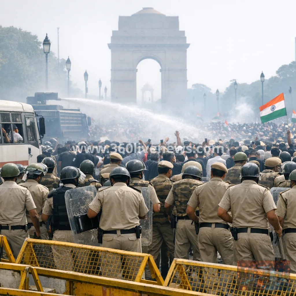 India braces for a second day of protests over voter-roll dispute after mass detentions