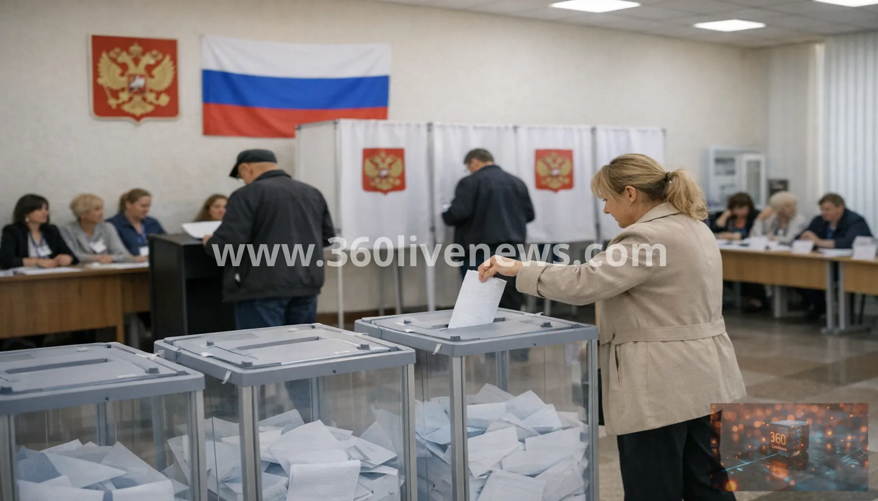Russia holds federal parliamentary election expected to deliver another large majority for United Russia