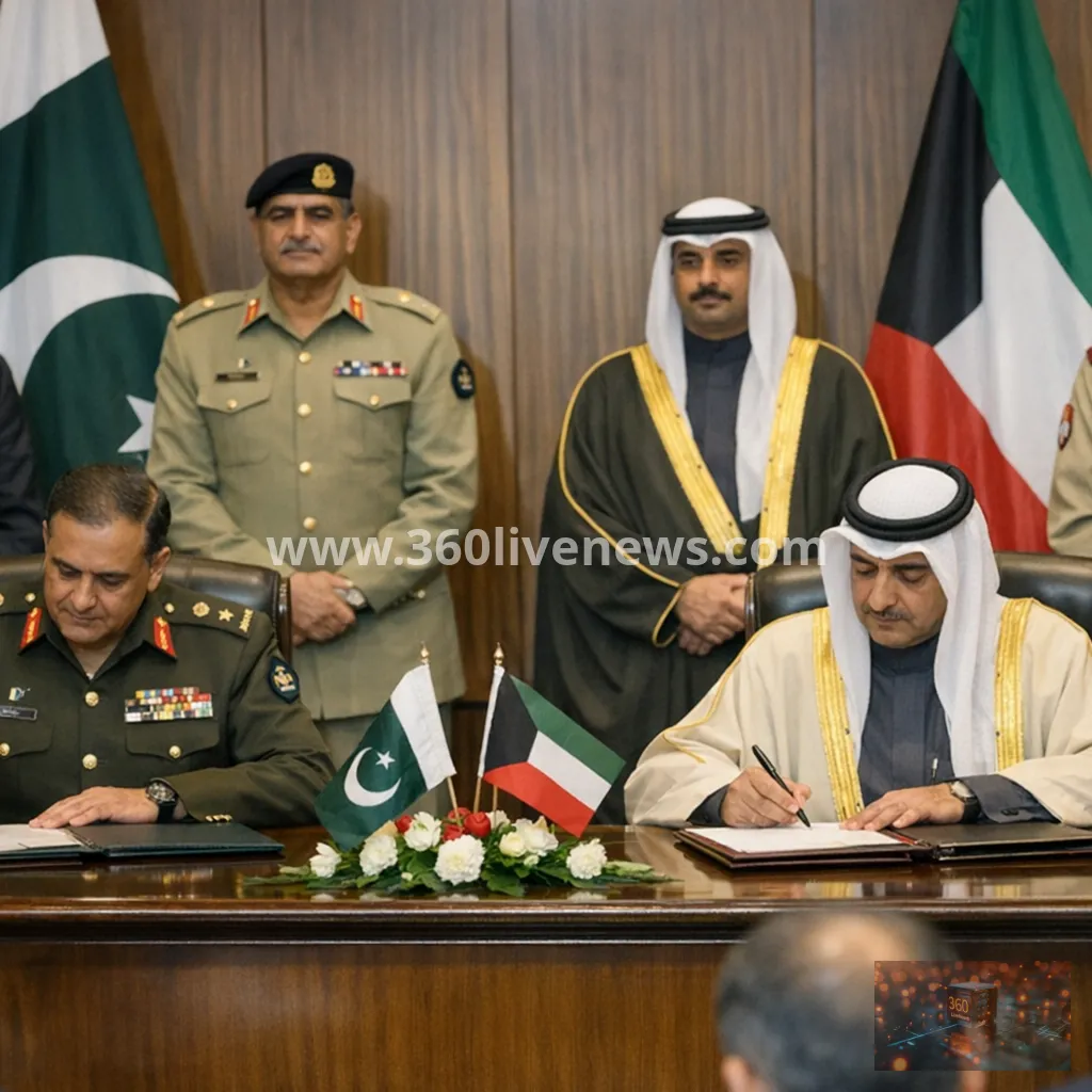 Pakistan and Kuwait sign new defence protocol in Rawalpindi