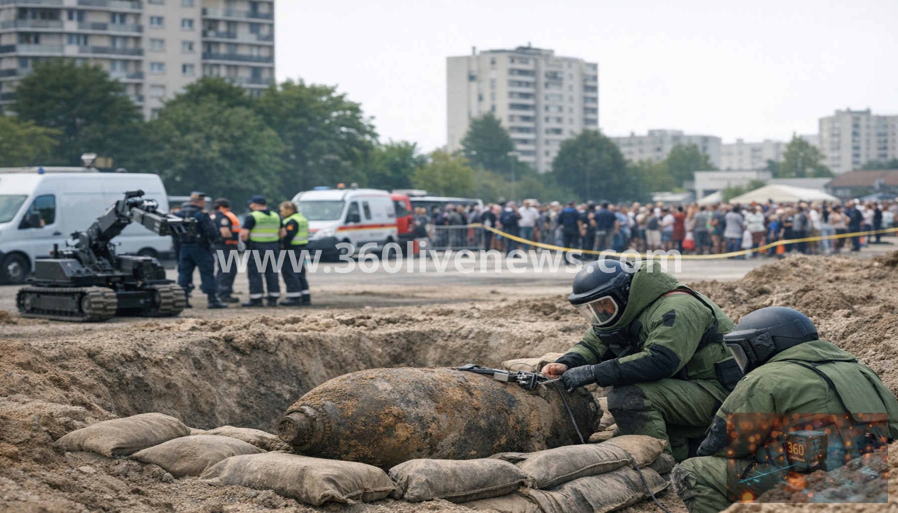 Thousands evacuated in Paris suburb for WWII bomb disposal