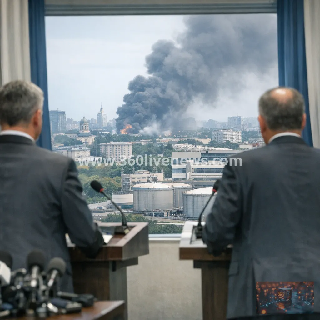 Russian attack on Kyiv injures 10 as Naftogaz says production sites were hit
