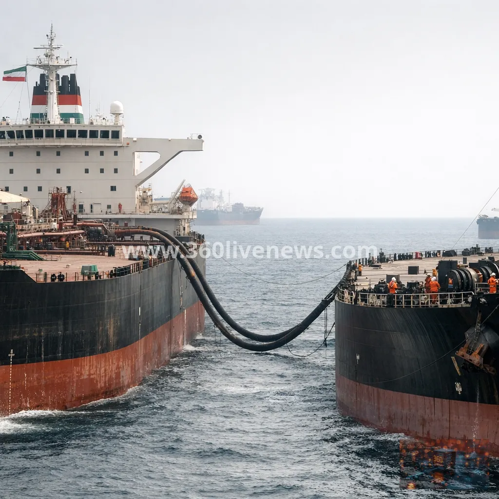Sanctioned Iranian oil transfer activity continues off Malaysia's Eastern Outer Port Limits