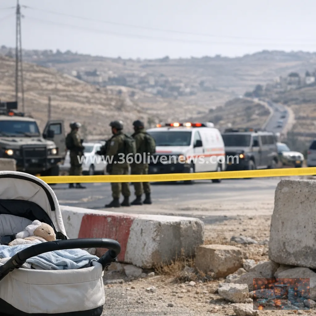 Palestinian infant killed in shooting in south of Hebron, officials say