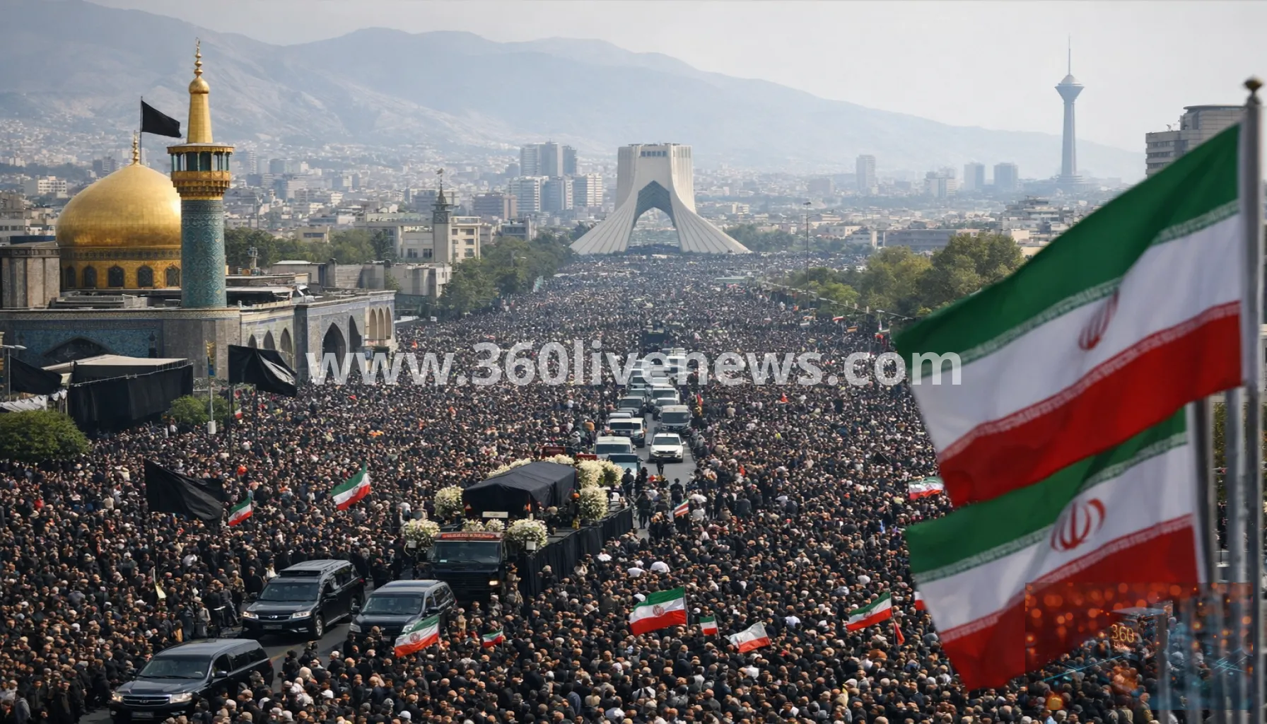 Tehran funeral draws millions as Iran tensions remain high