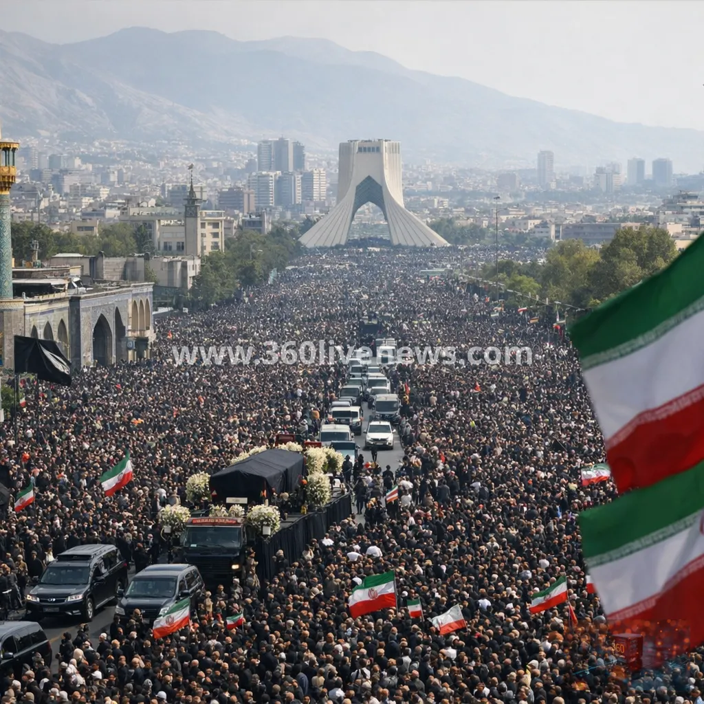 Tehran funeral draws millions as Iran tensions remain high