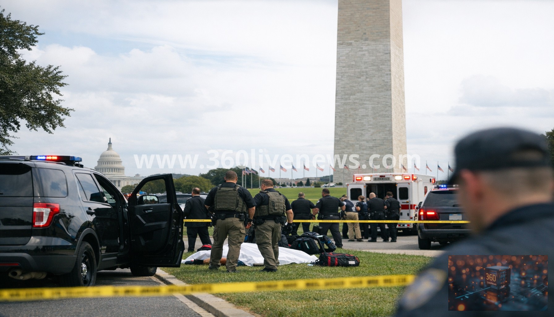 Secret Service shoots armed man near White House; child also injured
