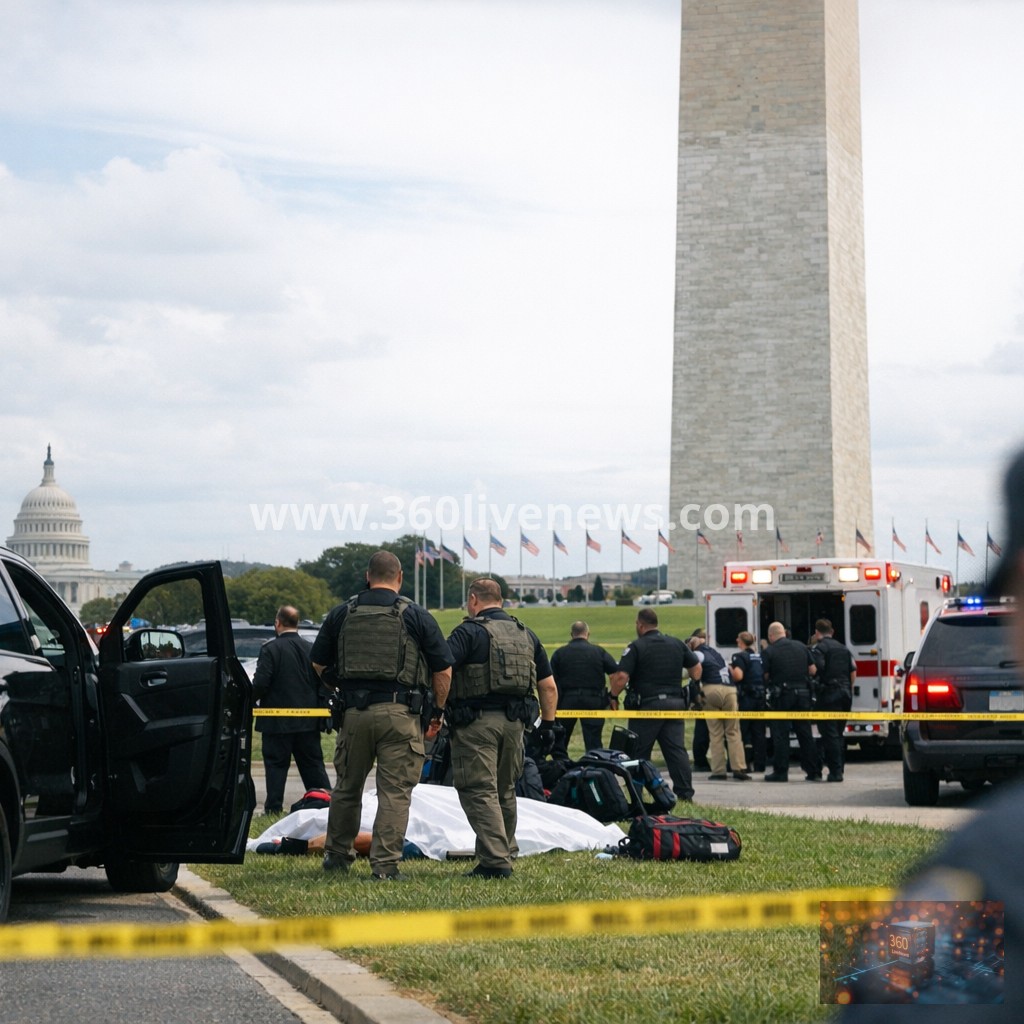 Secret Service shoots armed man near White House; child also injured