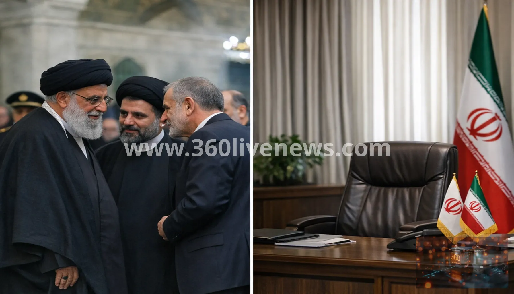 Video shows men who attended Khamenei's funeral and the man who did not
