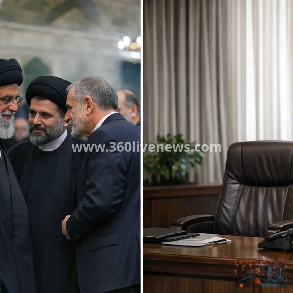 Video shows men who attended Khamenei's funeral and the man who did not