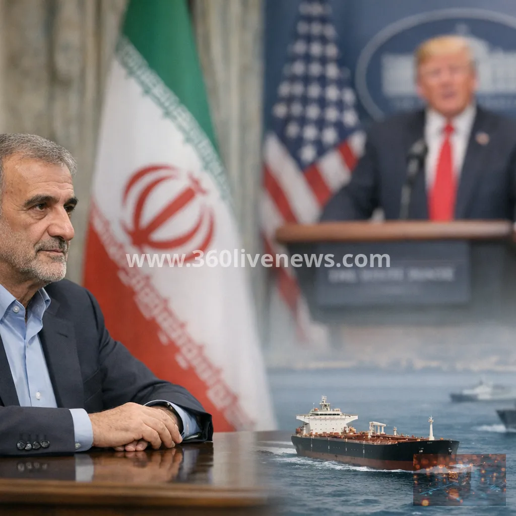 Cargo ship hit in Strait of Hormuz as Trump blames Iran for ceasefire breach