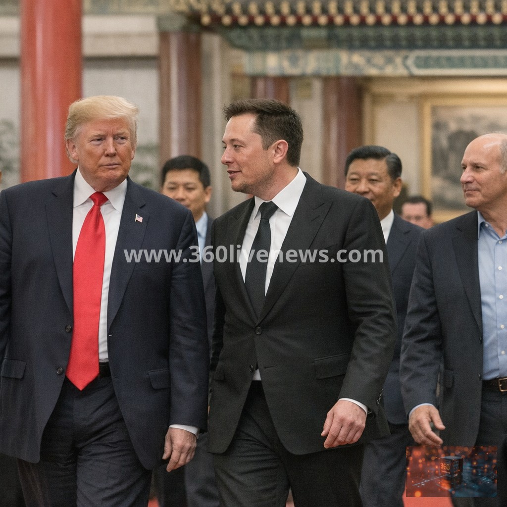 Trump to visit China with Elon Musk and Tim Cook among CEOs on delegation