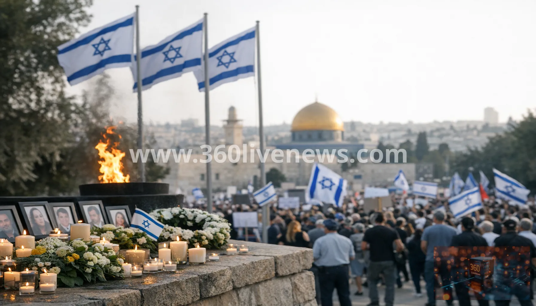 Israel marks third anniversary of 7 October attack with memorial events and protests