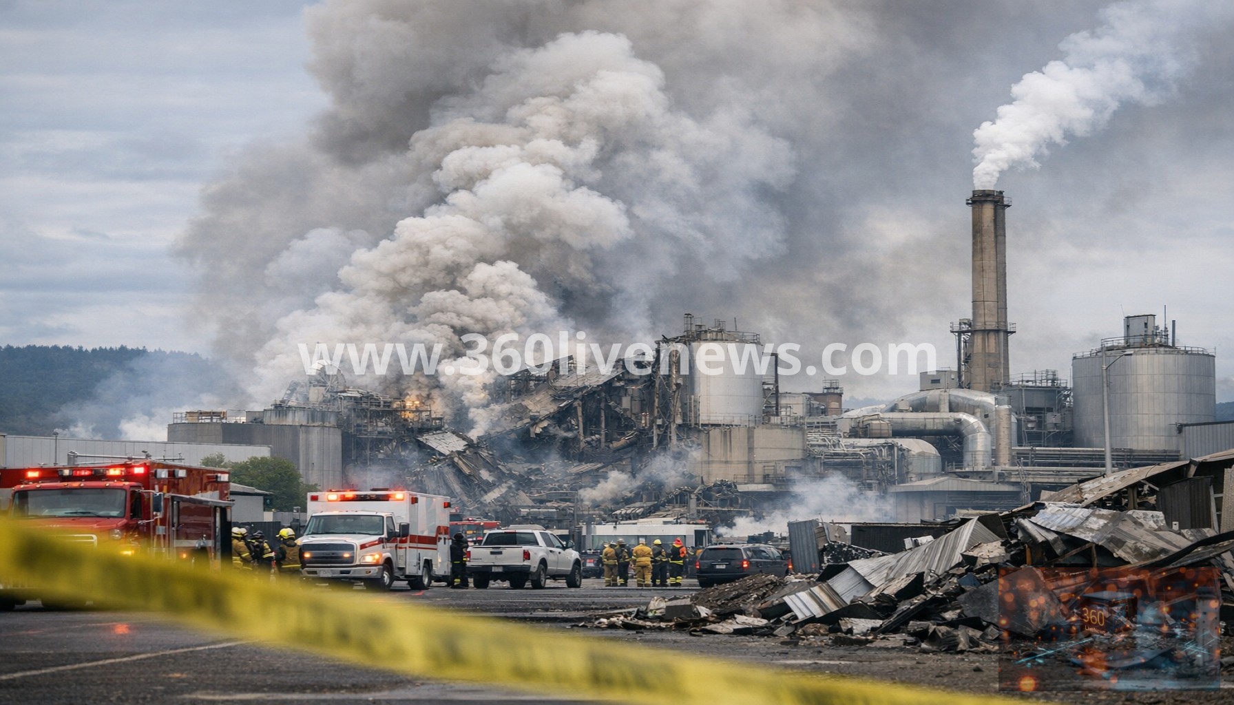 At least two killed in explosion at Washington paper mill in Longview